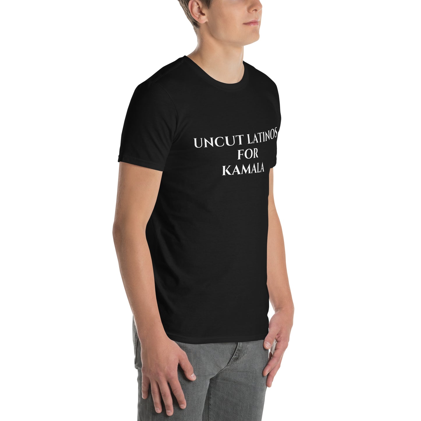 Uncut Latinos for Kamala Short-Sleeve Unisex T-Shirt