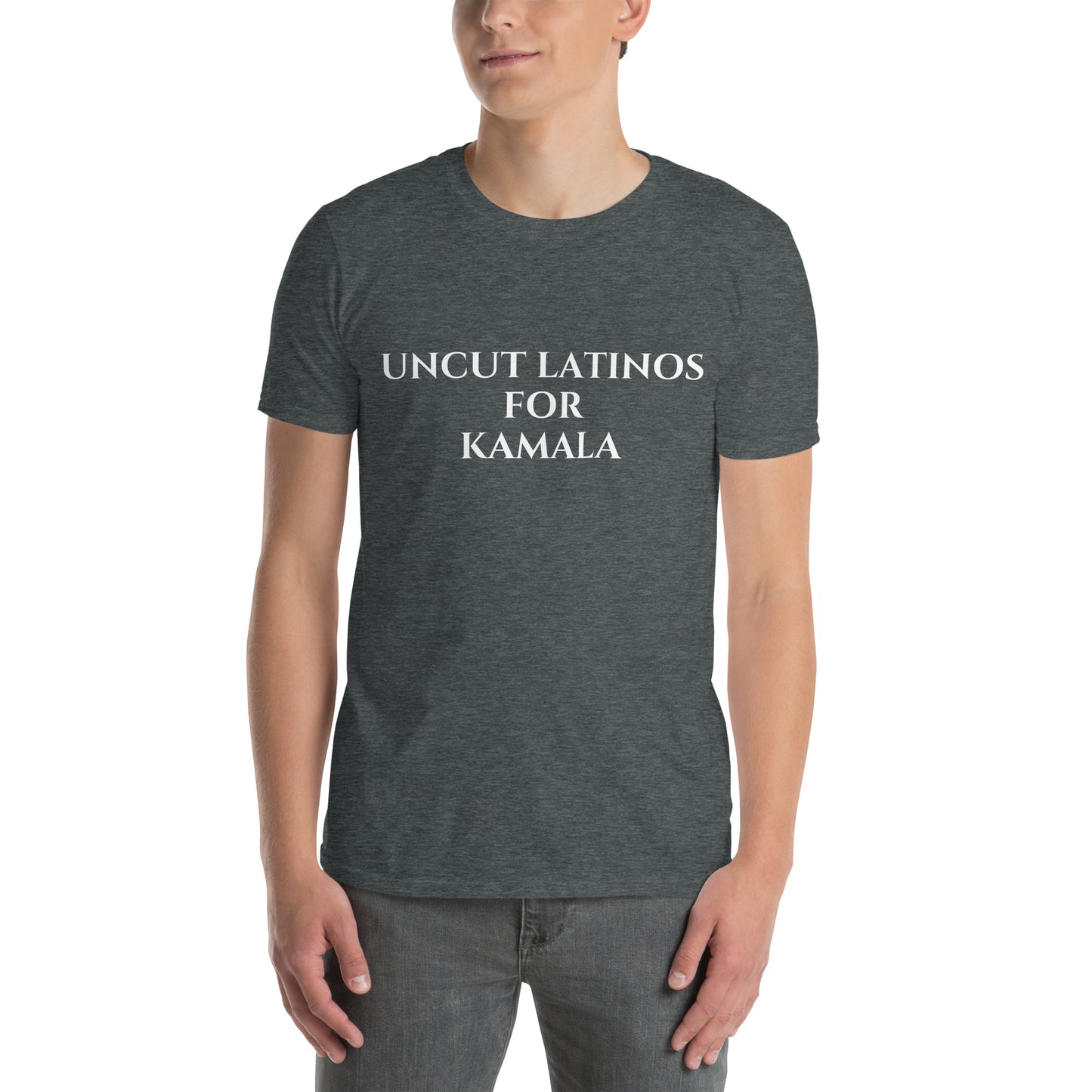 Uncut Latinos for Kamala Short-Sleeve Unisex T-Shirt