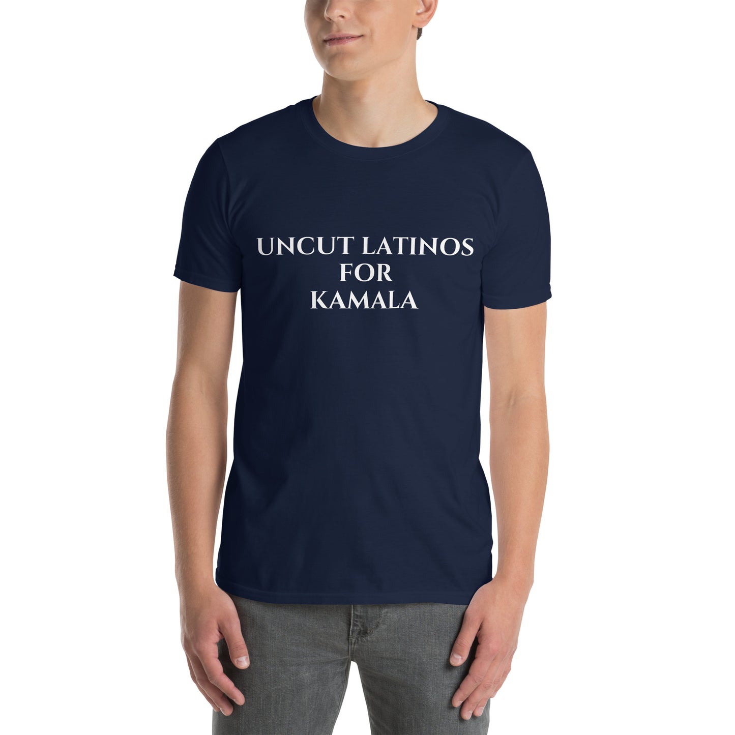 Uncut Latinos for Kamala Short-Sleeve Unisex T-Shirt