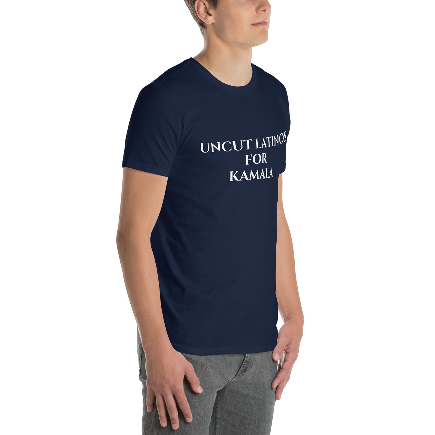 Uncut Latinos for Kamala Short-Sleeve Unisex T-Shirt