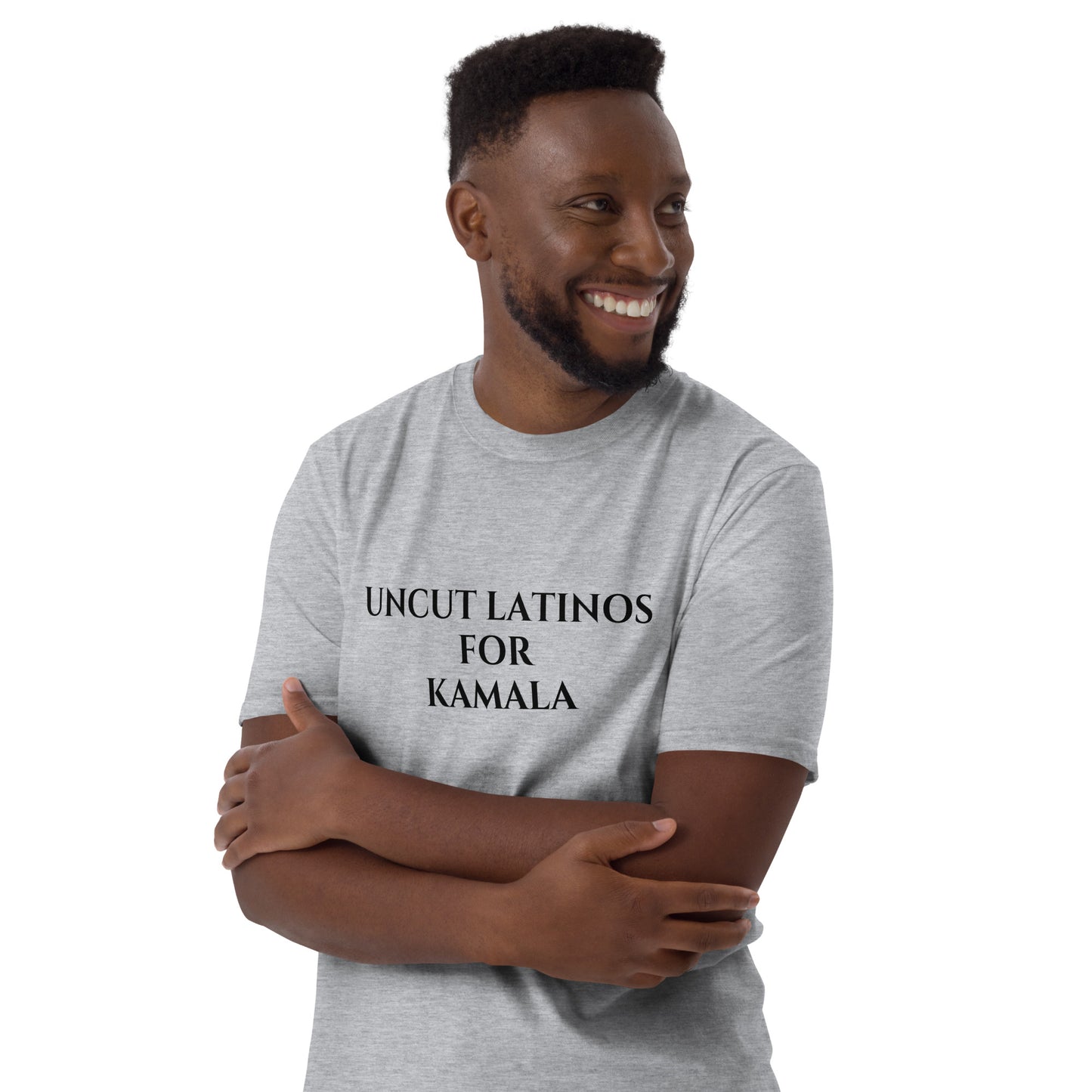 Uncut Latinos For Kamala Short-Sleeve Unisex T-Shirt