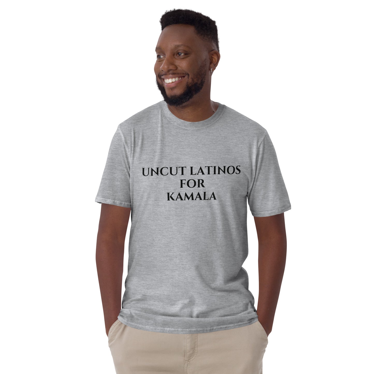 Uncut Latinos For Kamala Short-Sleeve Unisex T-Shirt