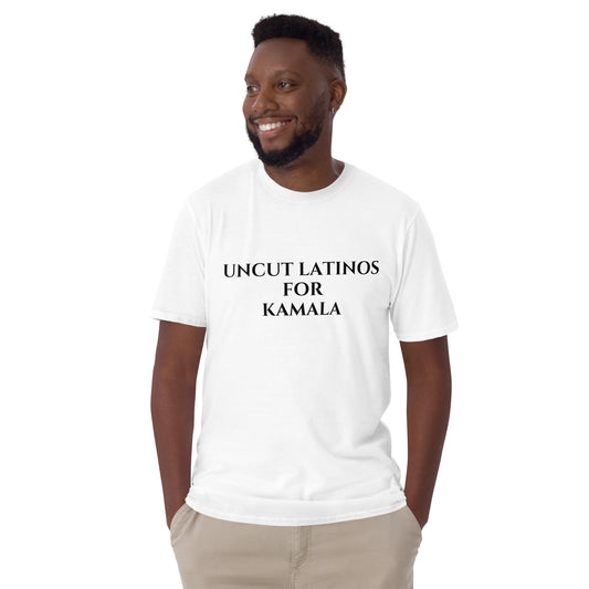 Uncut Latinos For Kamala Short-Sleeve Unisex T-Shirt