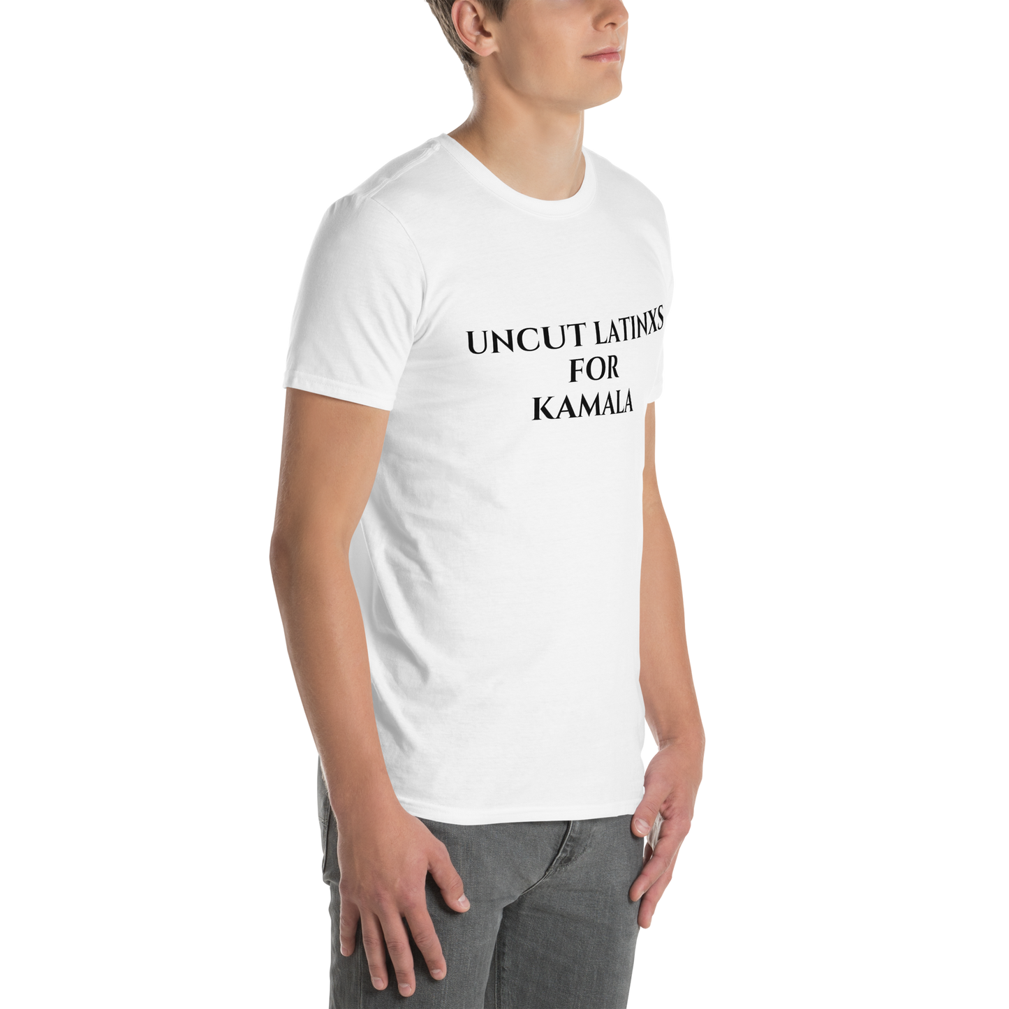 Uncut Latinx for Kamala Short-Sleeve Unisex T-Shirt